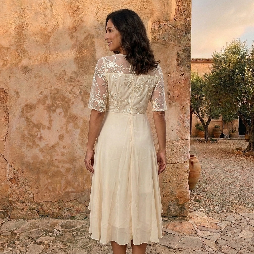 Lola Castell - Vestido elegante de gasa