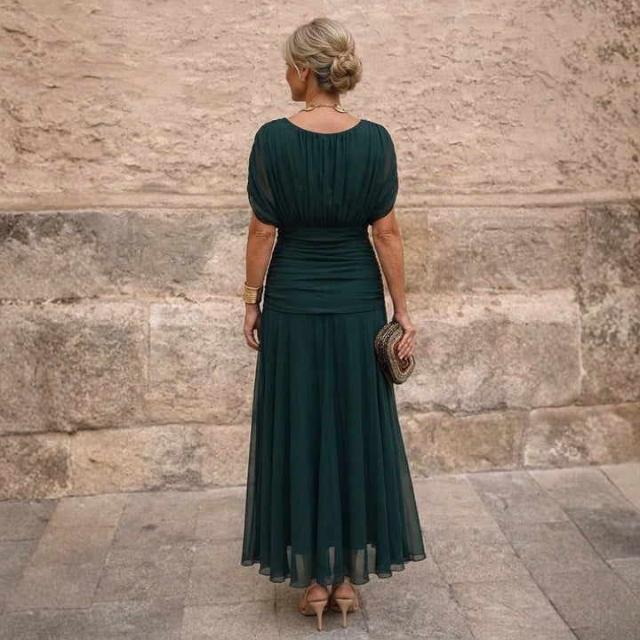 Mikaela - Vestido maxi de hombros al descubierto