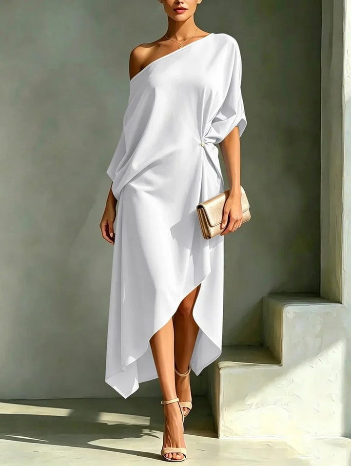 Camila - Vestido asimétrico elegante