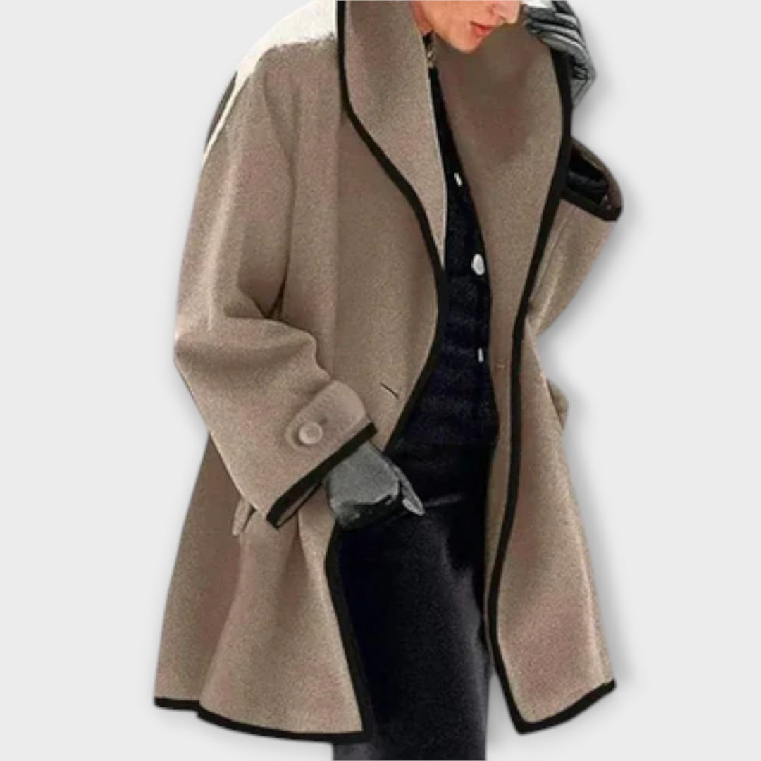 Sherry - Elegante abrigo trench azul