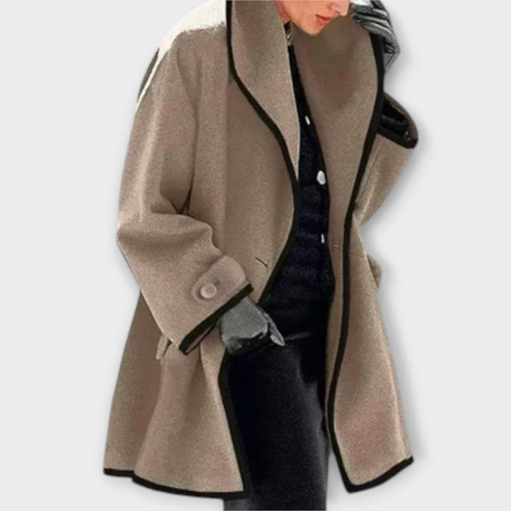 Sherry - Elegante abrigo trench azul