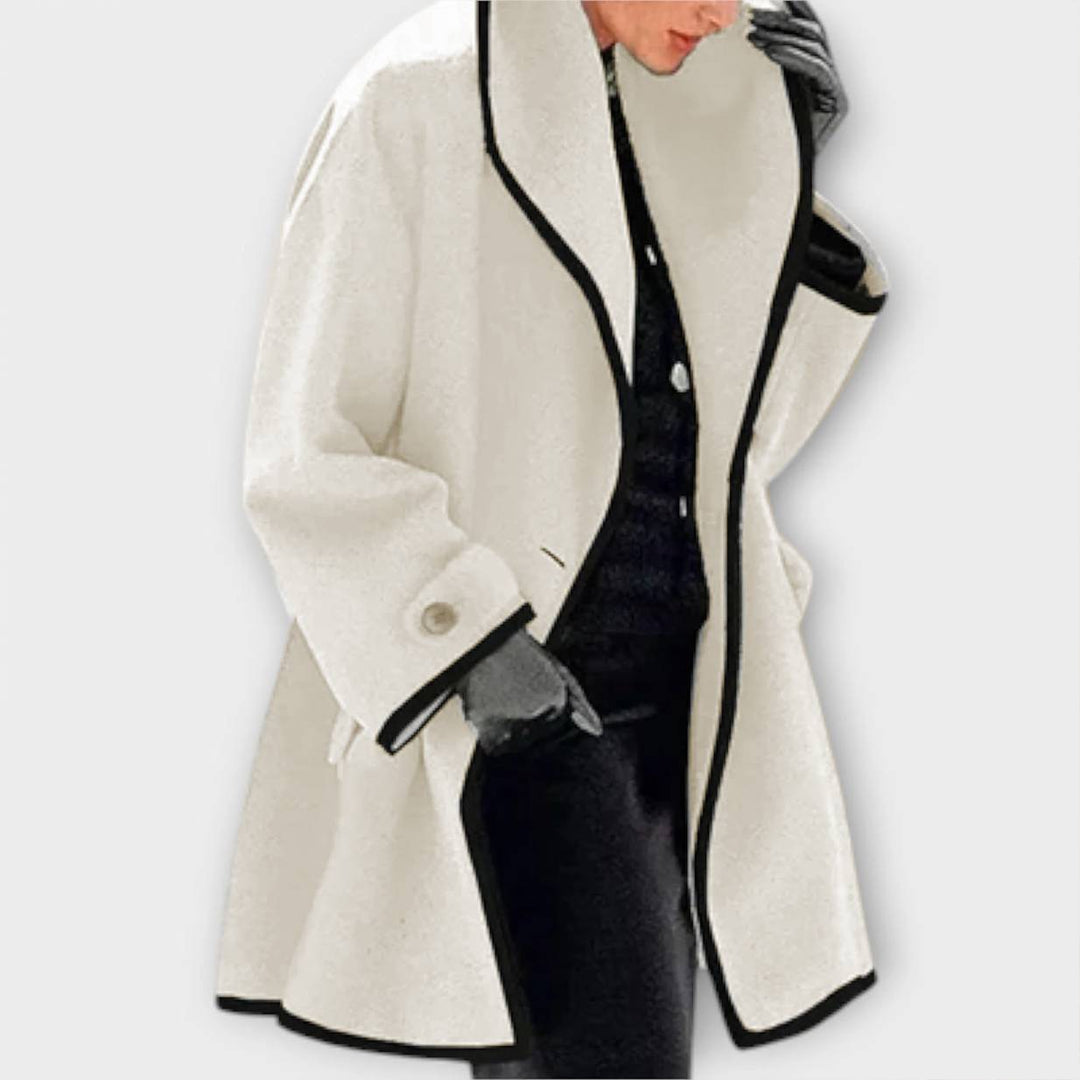 Sherry - Elegante abrigo trench azul