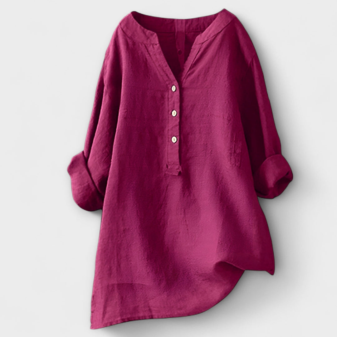 Caliste - Blusa de lino ligera y fresca