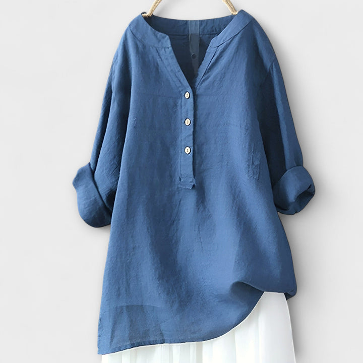 Caliste - Blusa de lino ligera y fresca
