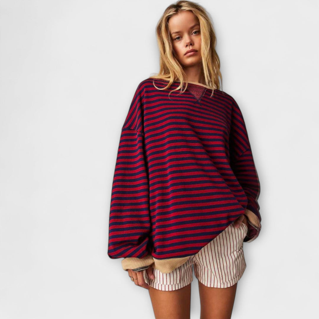 Mary - Jersey oversized a rayas
