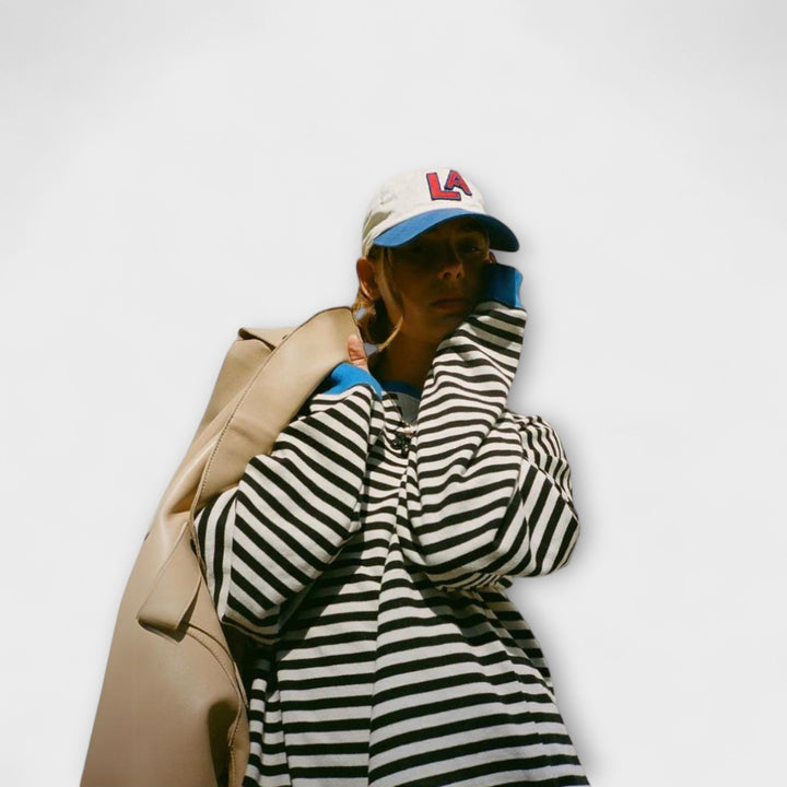 Mary - Jersey oversized a rayas