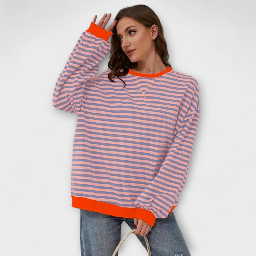 Mary - Jersey oversized a rayas
