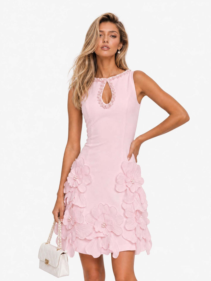 María - Vestido mini elegante sin mangas