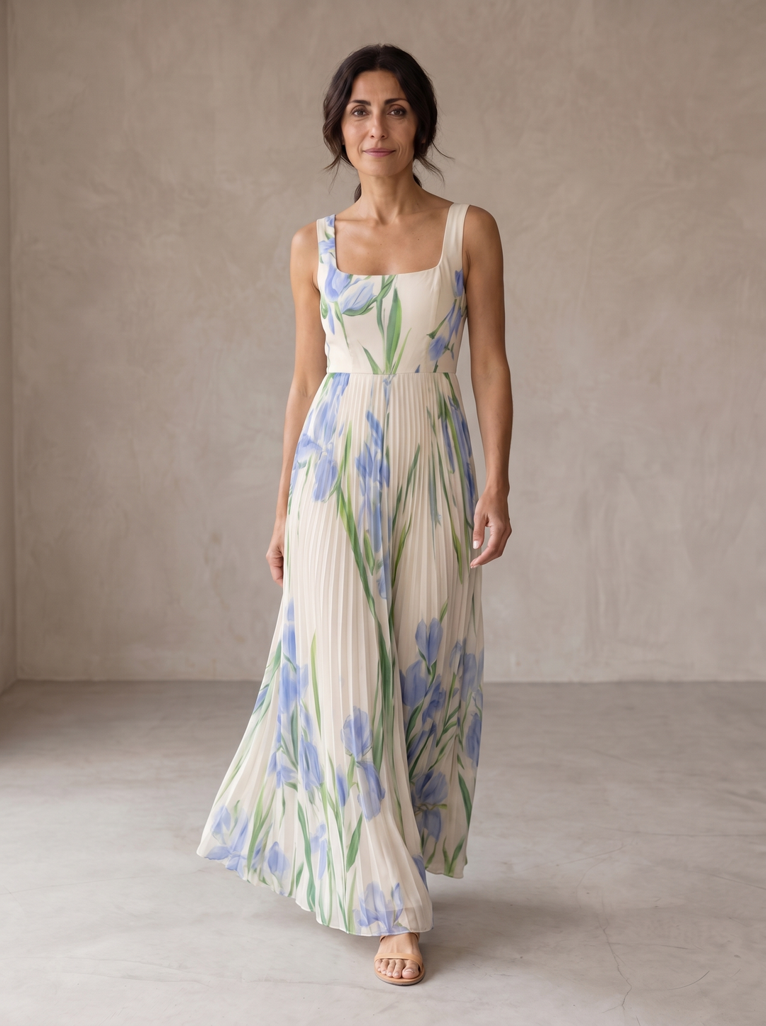 Oriah - Vestido maxi floral en línea A