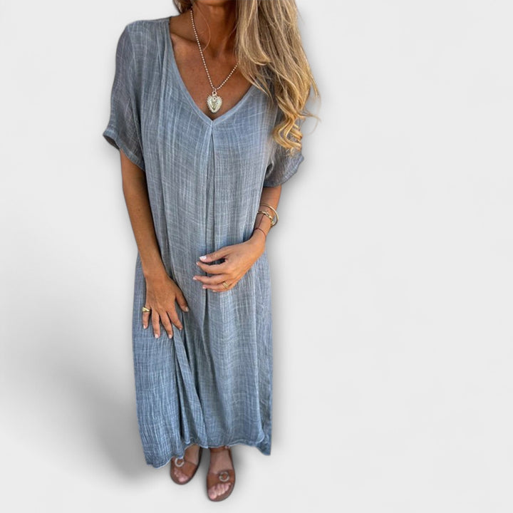 Juliette - Vestido ligero azul de Málaga