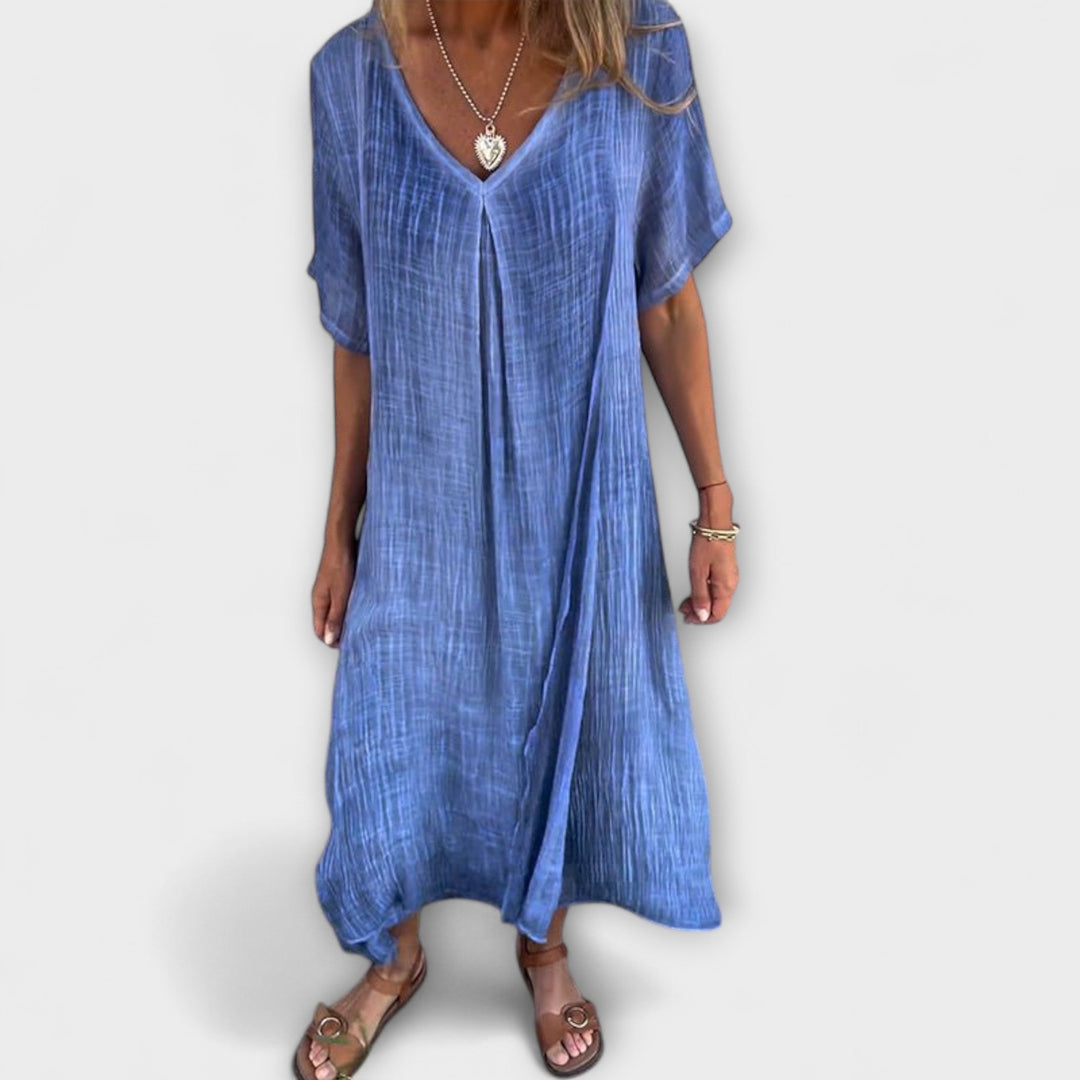 Juliette - Vestido ligero azul de Málaga