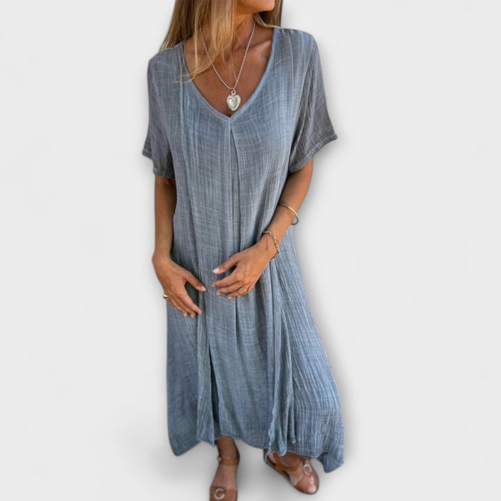Juliette - Vestido ligero azul de Málaga