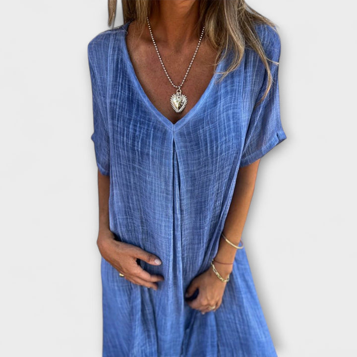 Juliette - Vestido ligero azul de Málaga