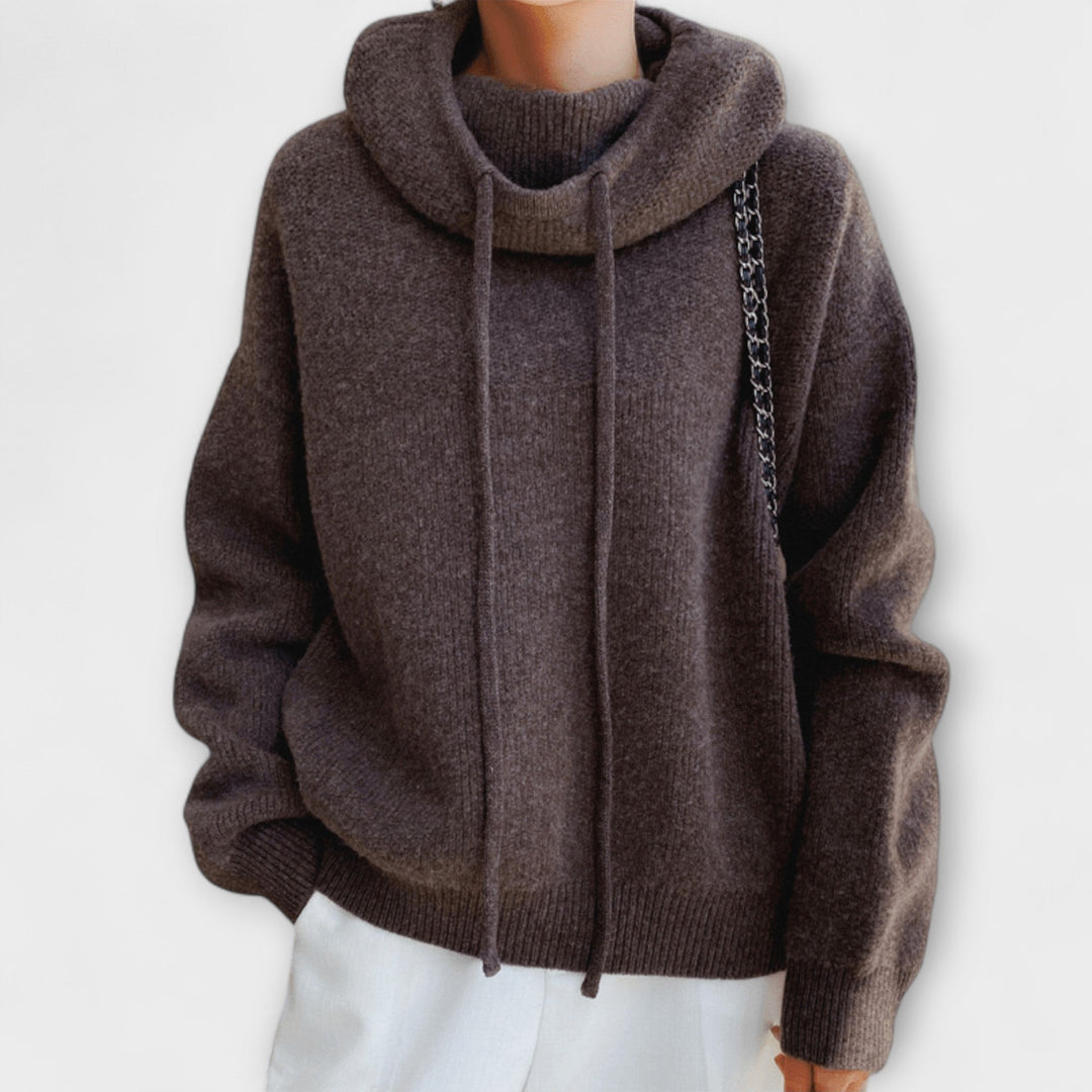 Luna - Sudadera oversize en verde oliva