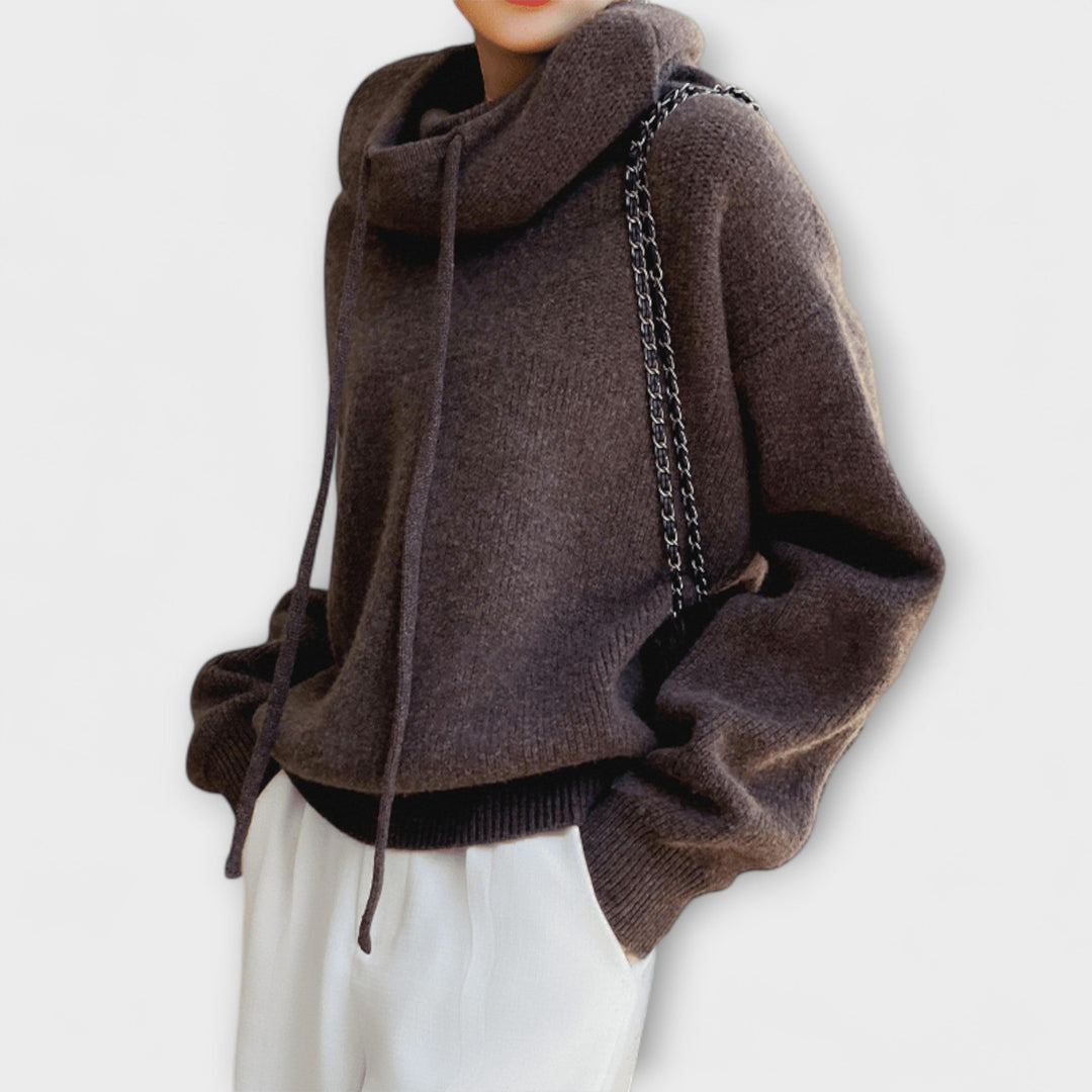 Luna - Sudadera oversize en verde oliva